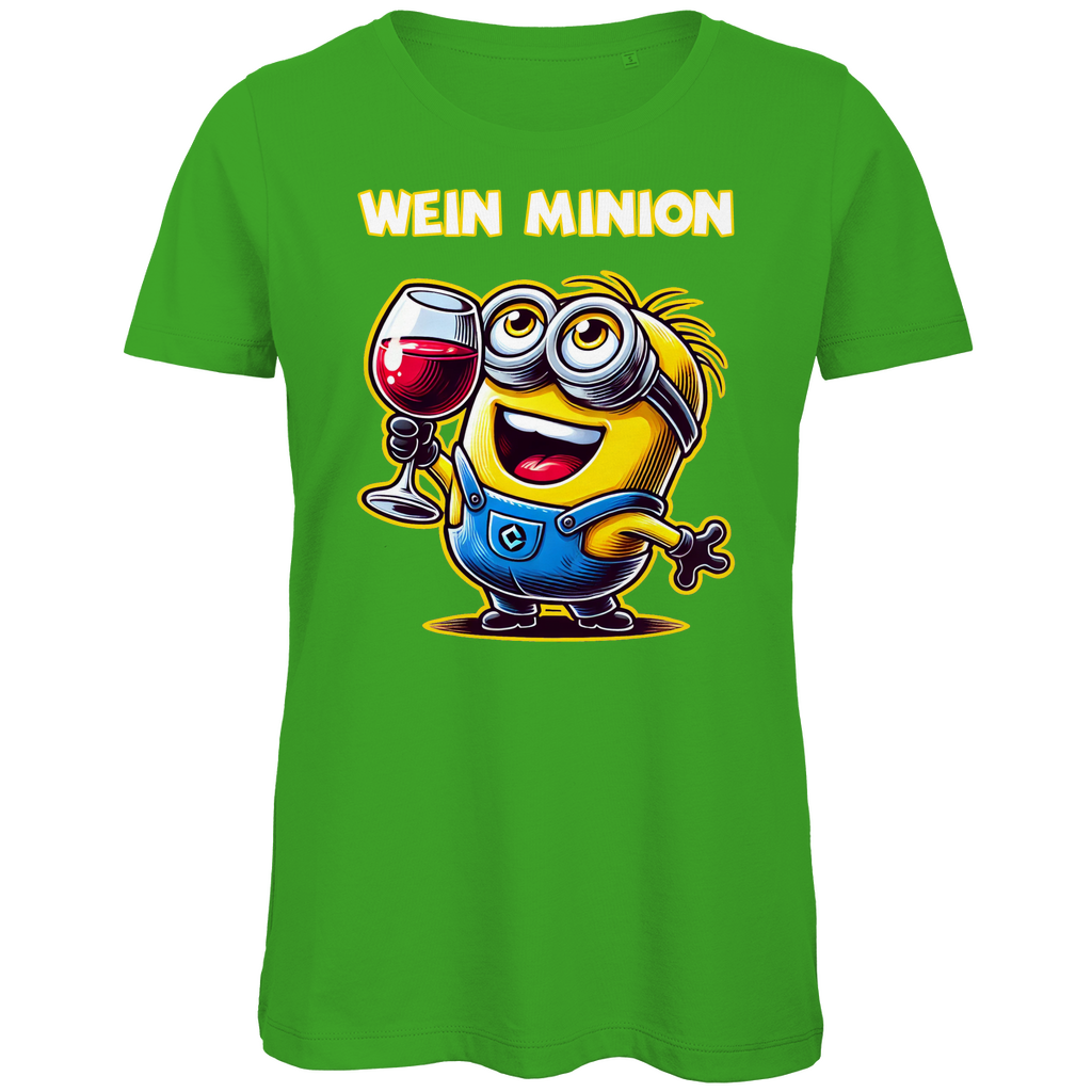 Wein Minion - Damen Premium Bio T-Shirt