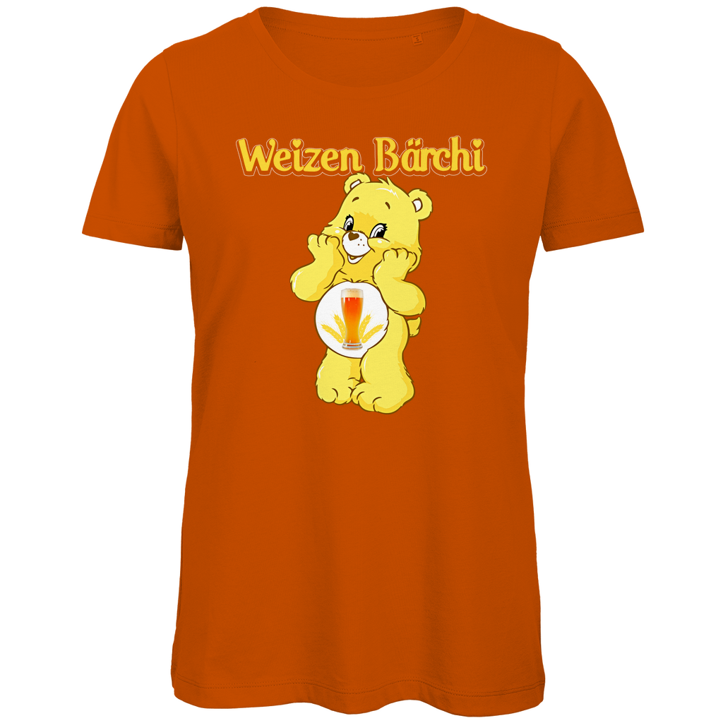 Weizen Bärchi - Glücksbärchi - Damen Premium Bio T-Shirt Urban Orange