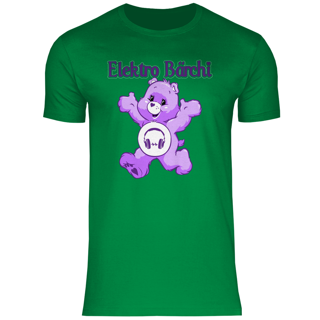 Elektro Bärchi - Glücksbärchi - Herren Shirt Kelly Green
