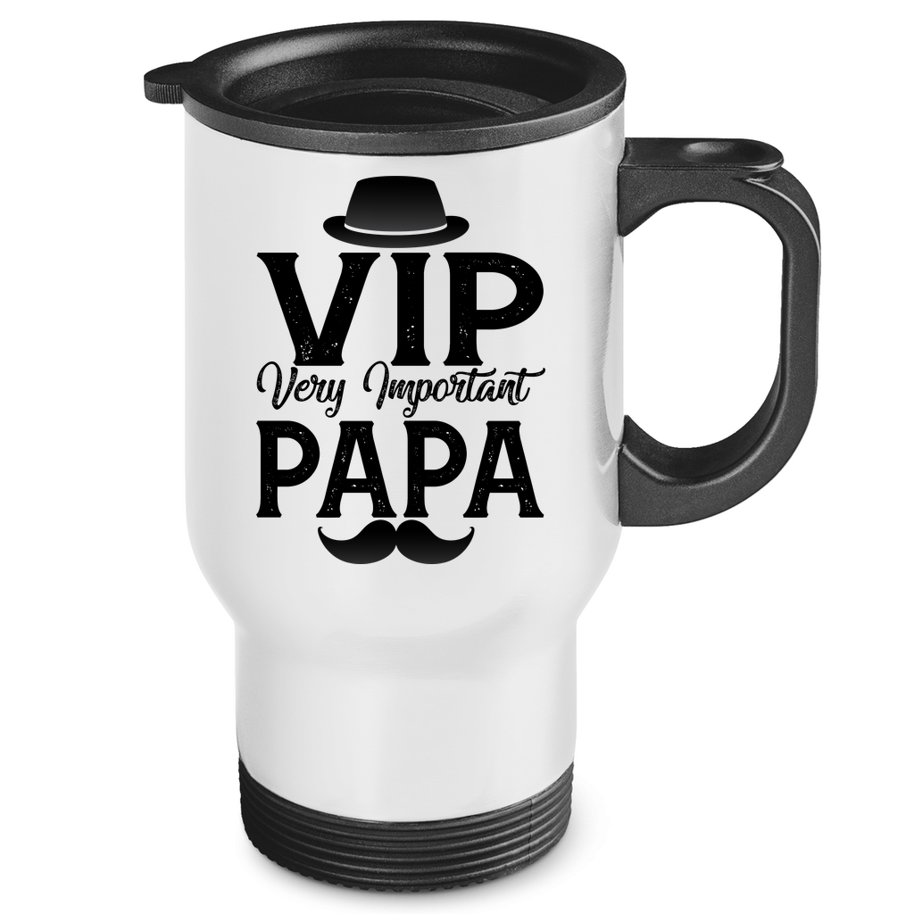 VIP very important Papa - Edelstahl-Thermobecher White One size