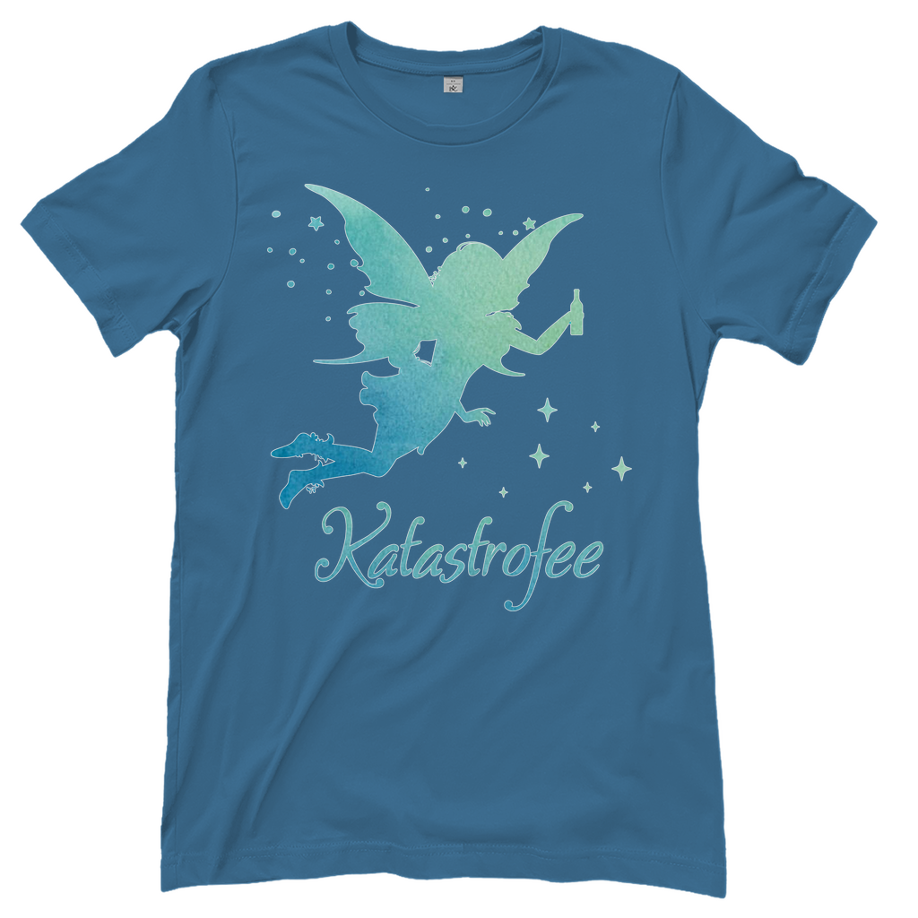 Katastrofee - Prinzessin Aquarell - Damenshirt Stone Blue