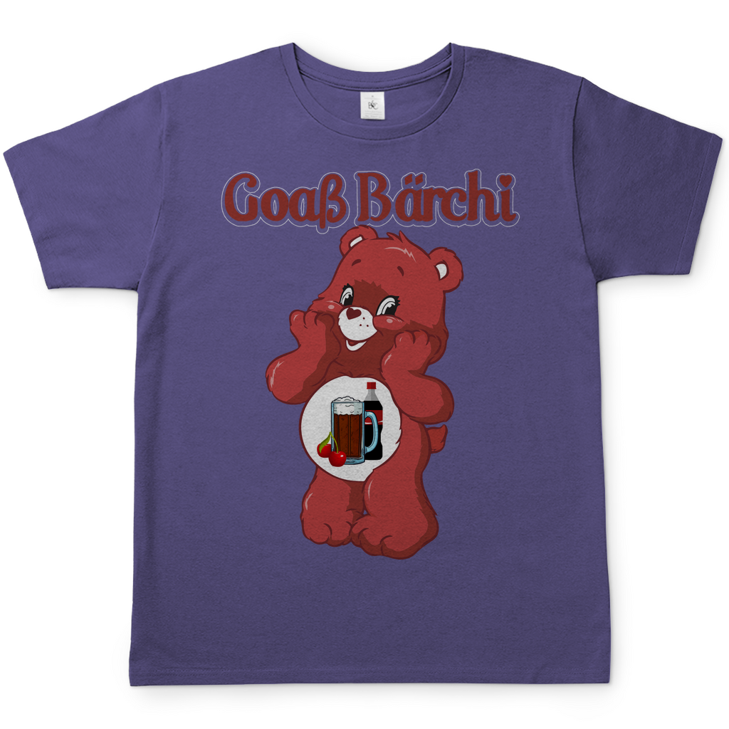 Goaß Bärchi - Glücksbärchi - Herren Shirt Millennial Lilac