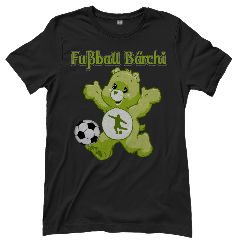 Fußball Bärchi - Glücksbärchi - Damenshirt Black