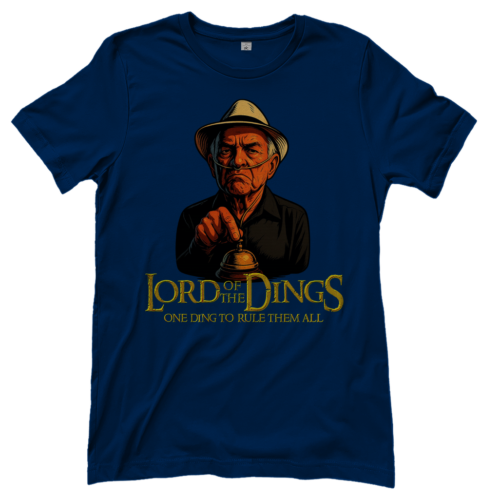 Lord of the Dings - Damen T-Shirt Navy