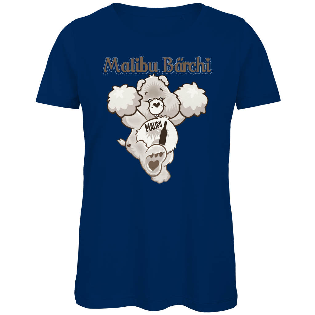 Malibu Bärchi - Glücksbärchi - Damen Premium Bio T-Shirt Navy