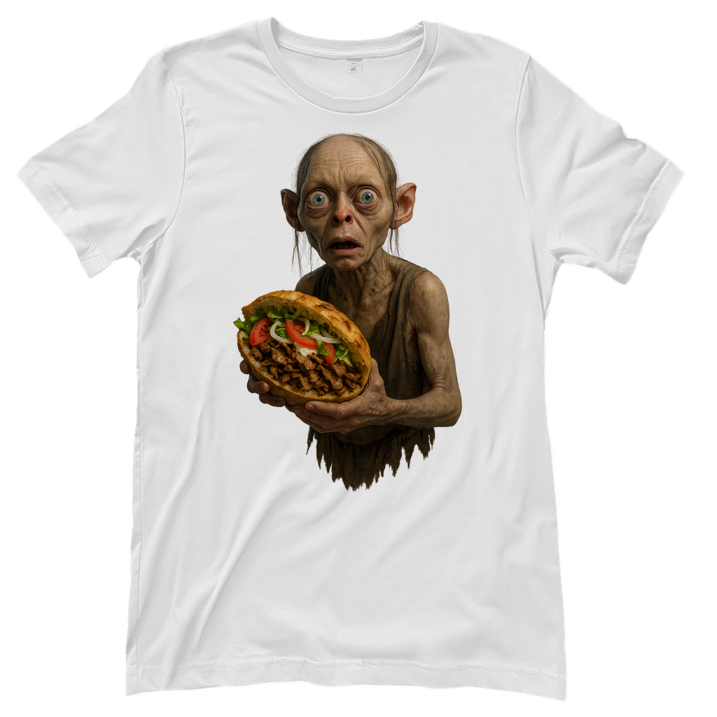 Döner mein Schatz Gollum LOTR - Damen T-Shirt White