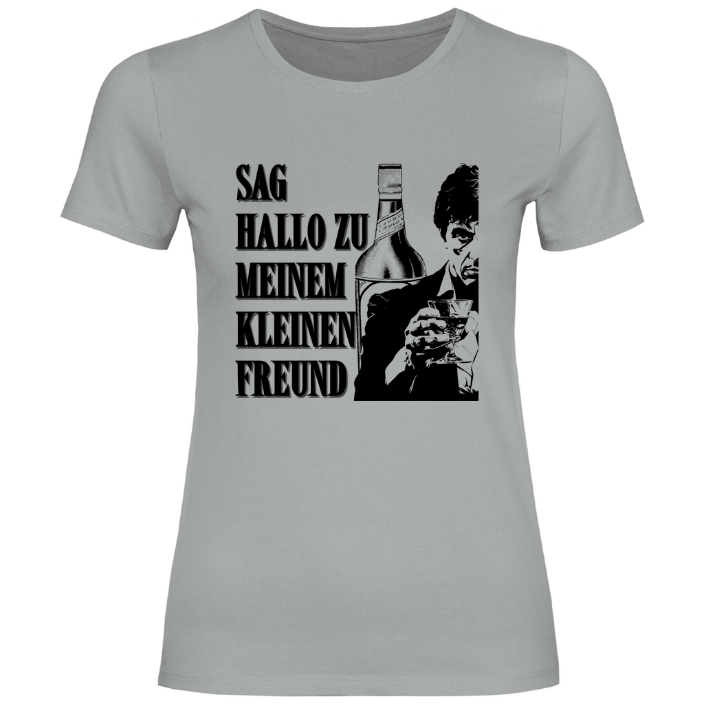 Sag Hallo zu meinem kleinen Freund - Damenshirt Pacific Grey