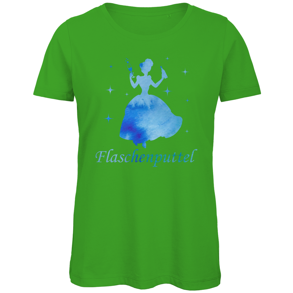 Flaschenputtel - Prinzessin Aquarell - Damen Premium Bio T-Shirt Real Green