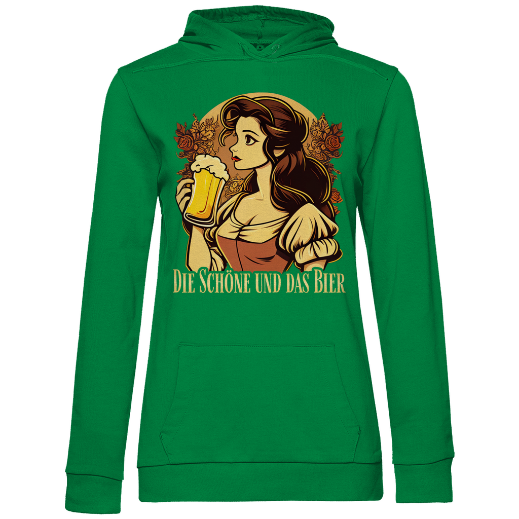 Die Schöne und das Bier Belle - Damen Hoodie