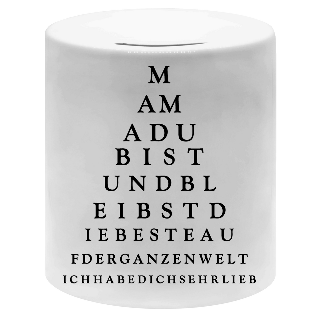 Mama du bist und bleibst die beste - Sparbüchse Money Box White One size