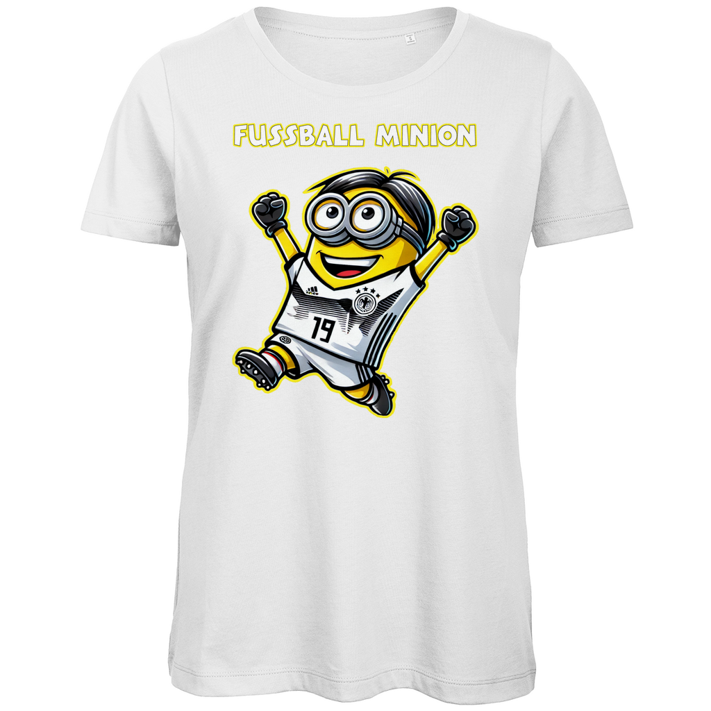 Fussball Minion - Damen Premium Bio T-Shirt