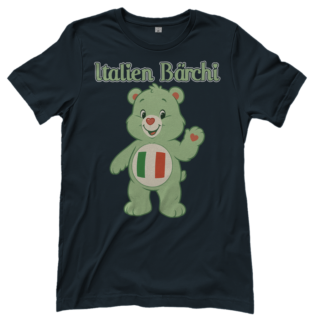 Italien Bärchi - Glücksbärchi - Damen T-Shirt Dark Grey Solid