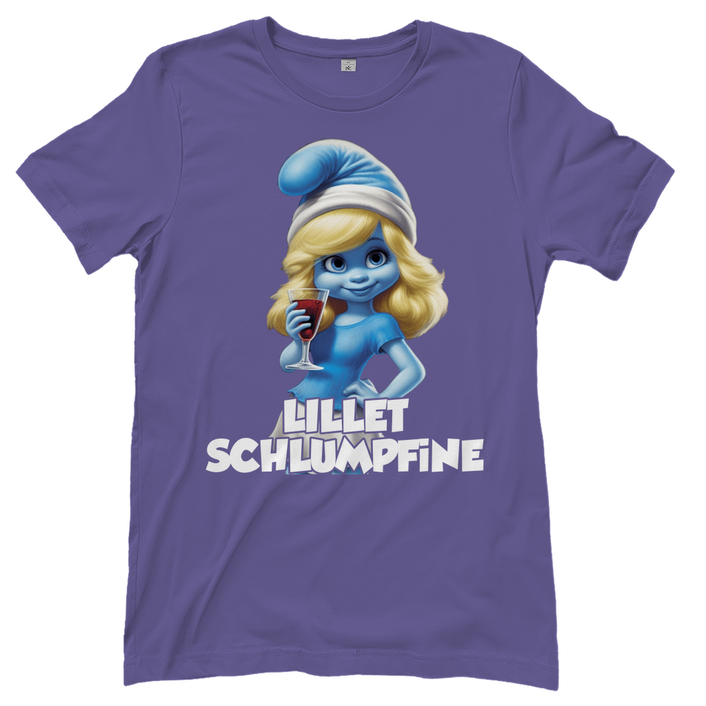 Lillet Schlumpfine Grafik - Damenshirt Millennial Lilac