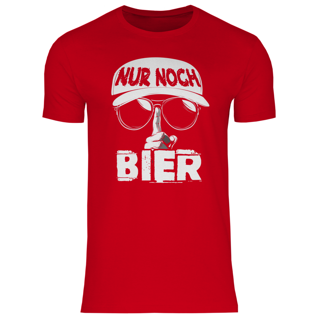 Nur noch ein Bier - Herren Shirt Red