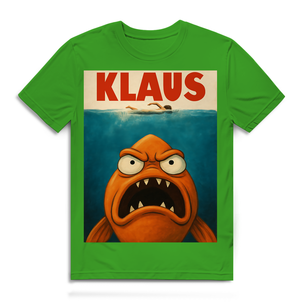 Klaus der Weiße Hai American Dad Mashup - Herren Premium Bio T-Shirt Real Green