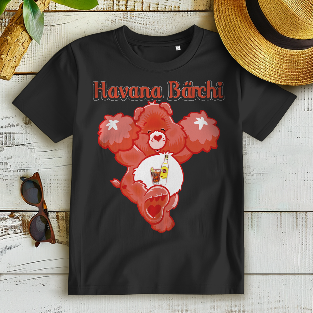 Havana Bärchi - Glücksbärchi - Damen Premium Bio T-Shirt Black