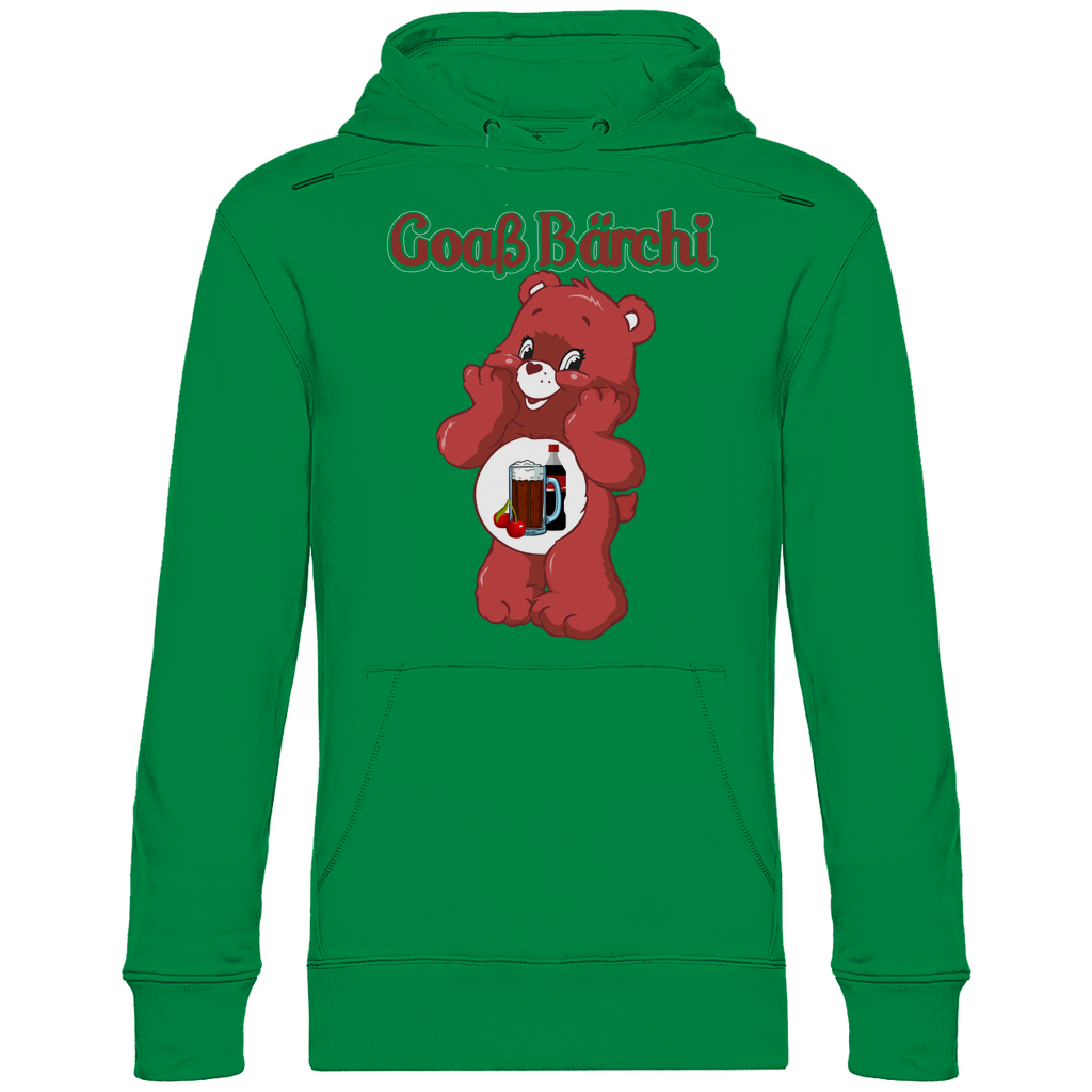 Goaß Bärchi - Glücksbärchi - Unisex Hoodie Kelly Green