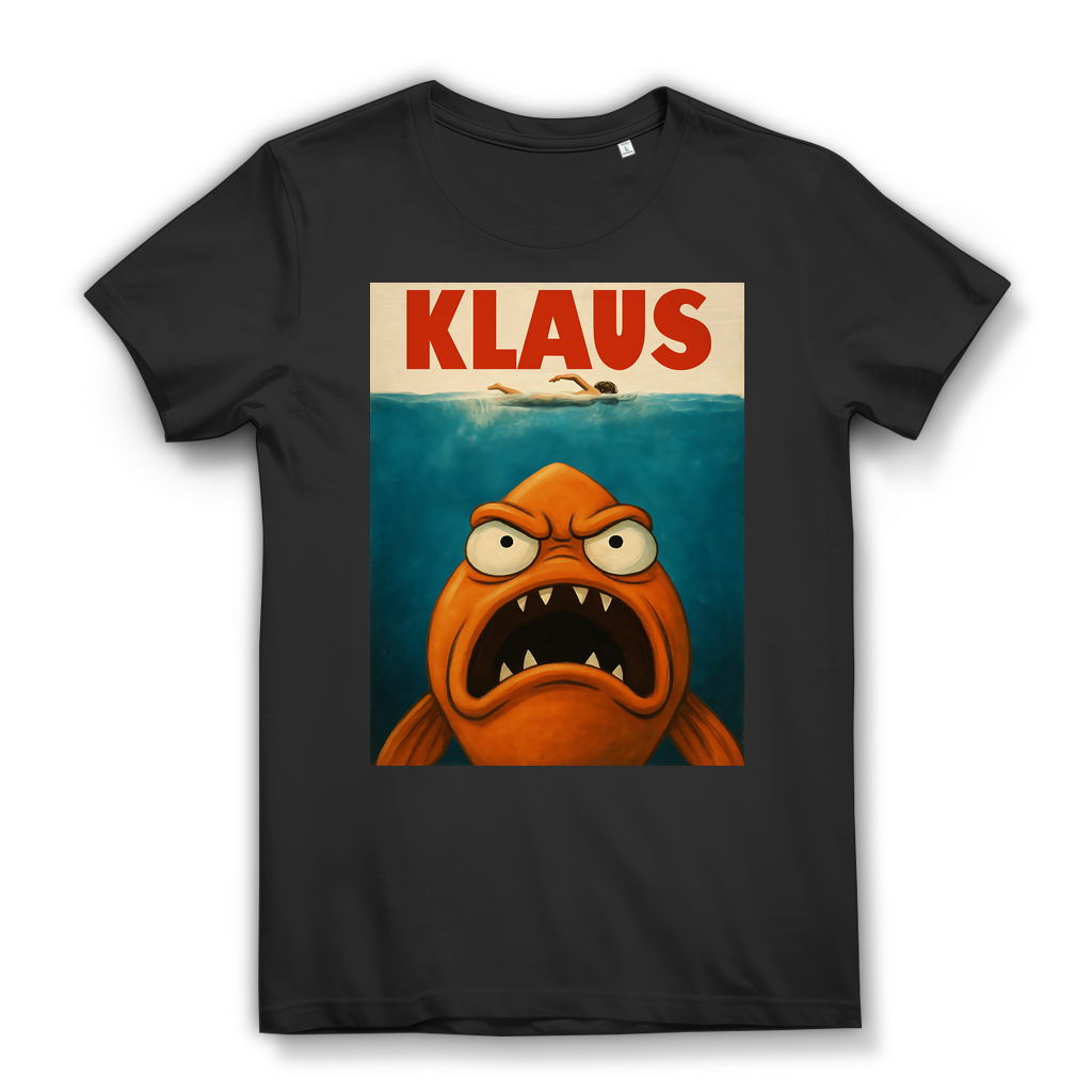 Klaus der Weiße Hai American Dad Mashup - Damen Premium Bio T-Shirt Black