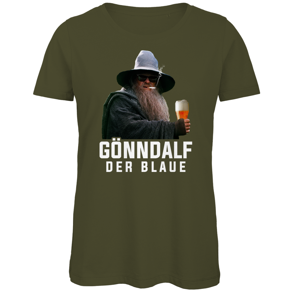 Gönndalf der Blaue - Damen Premium Bio T-Shirt Khaki