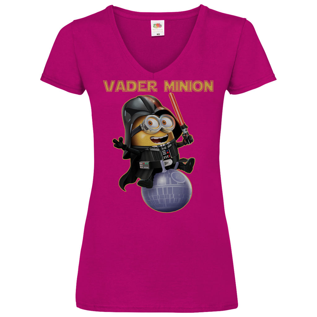 Vader Minion - V-Neck Damenshirt