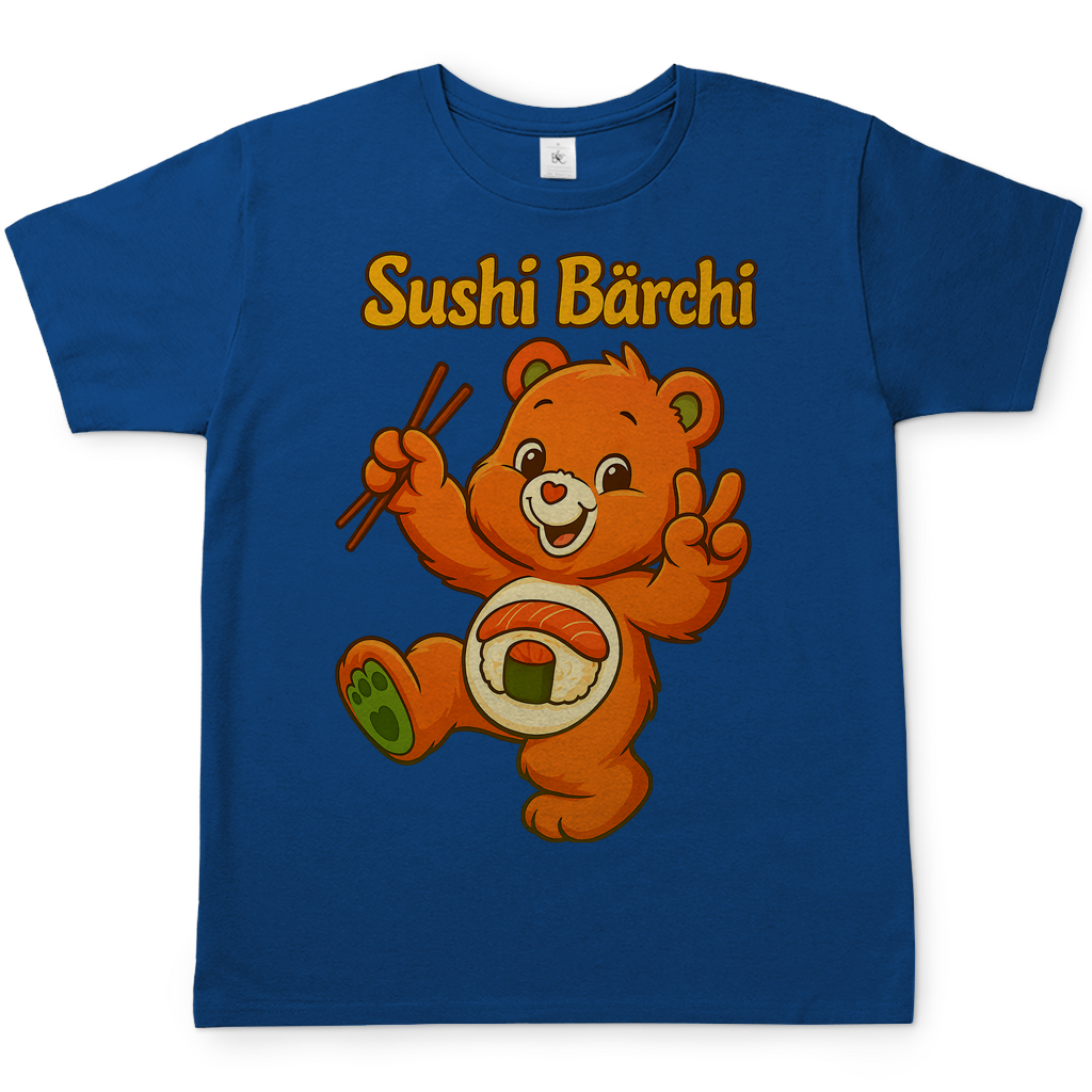 Sushi Bärchi - Glücksbärchi - Herren T-Shirt Royal Blue