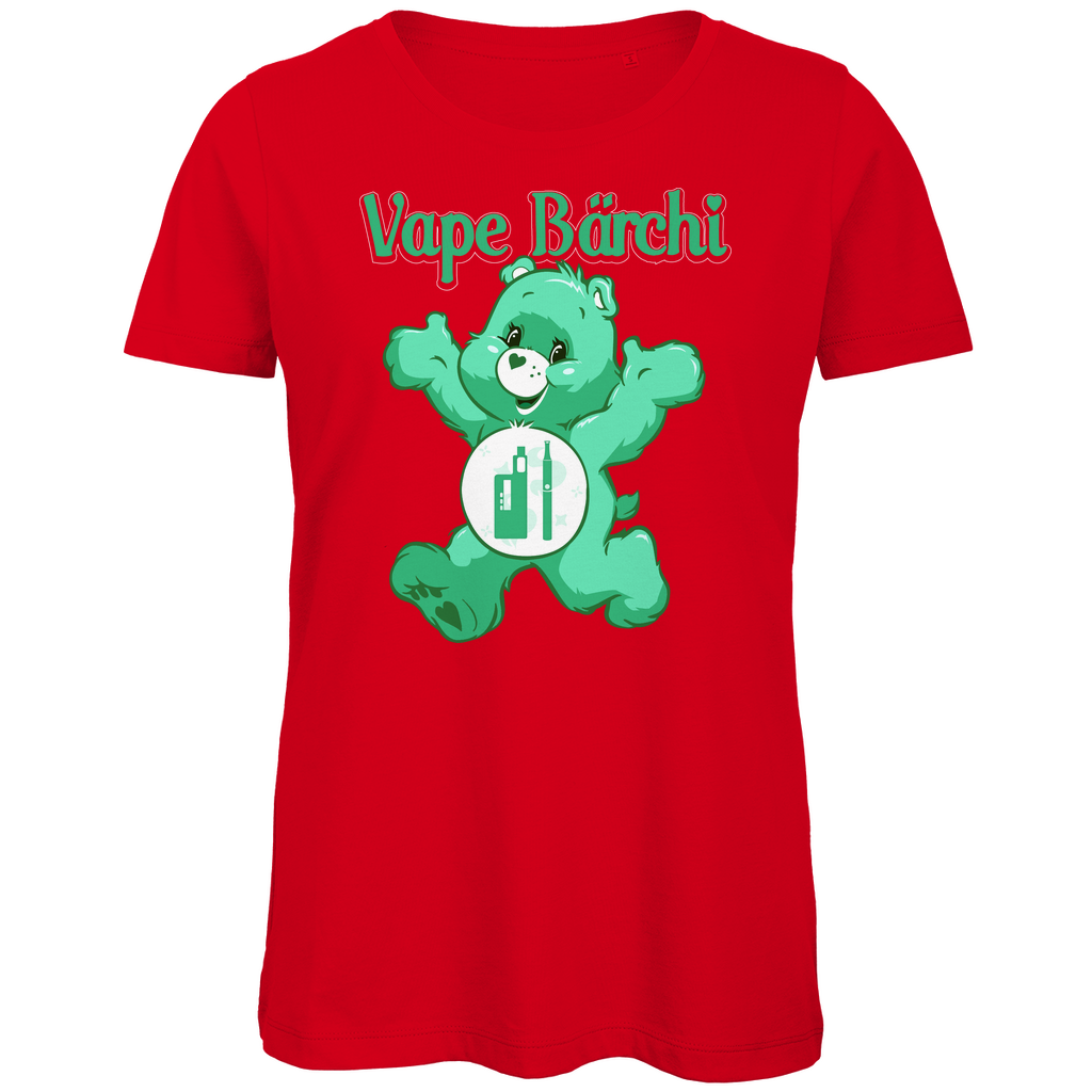 Vape Bärchi - Glücksbärchi - Damen Premium Bio T-Shirt Red