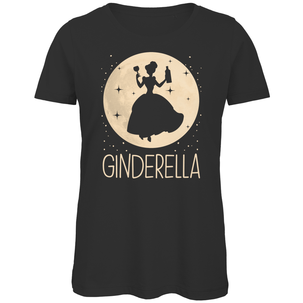 Mond Prinzessin - Ginderella - Damen Premium Bio T-Shirt Black