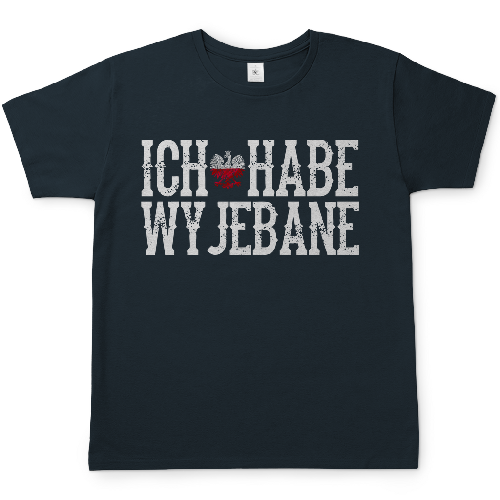 Ich habe Wyjebane - Herren T-Shirt Dark Grey Solid