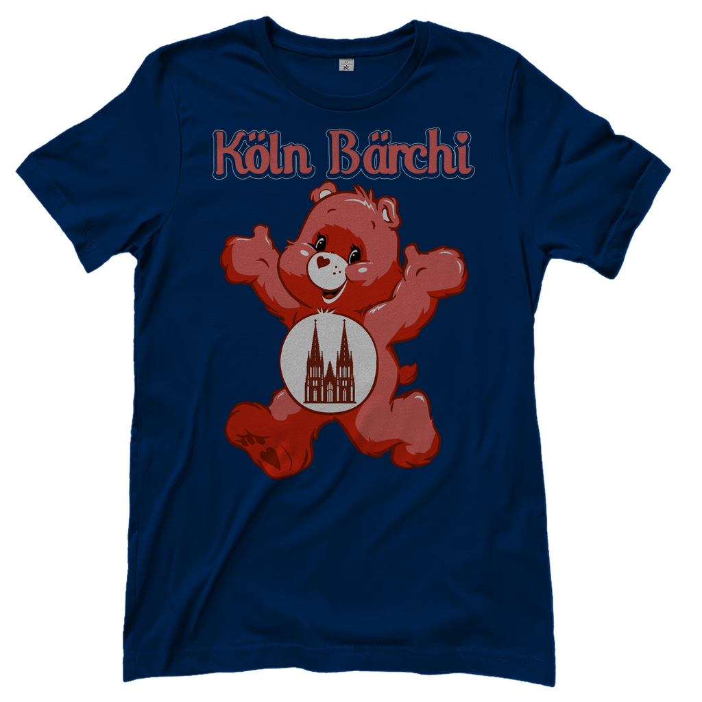 Köln Bärchi Rot - Glücksbärchi - Damenshirt Navy