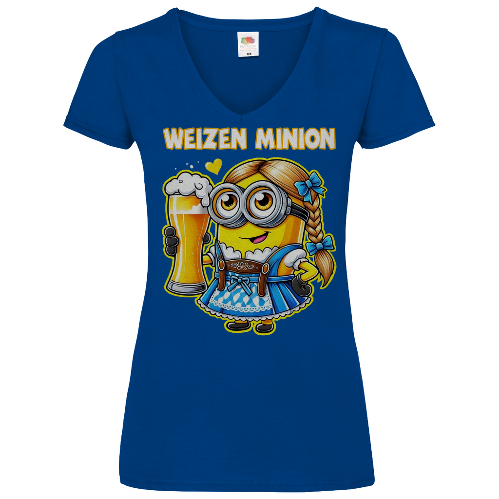Weizen Minion - V-Neck Damenshirt