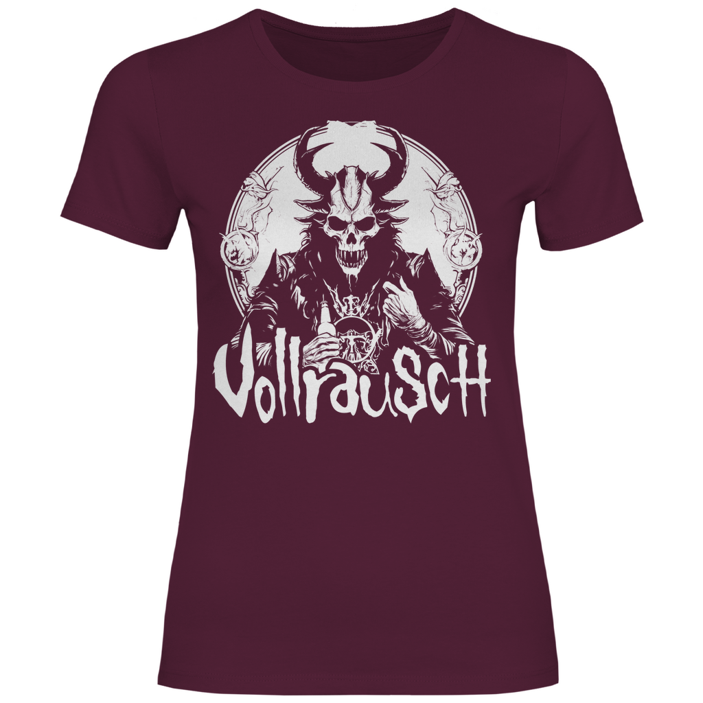 Vollrausch Slipknot - Damenshirt Burgundy