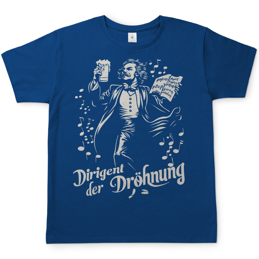 Dirigent der Dröhnung - Herren Shirt Royal Blue