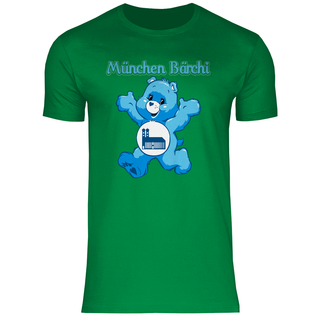 München Bärchi - Glücksbärchi - Herren Shirt Kelly Green