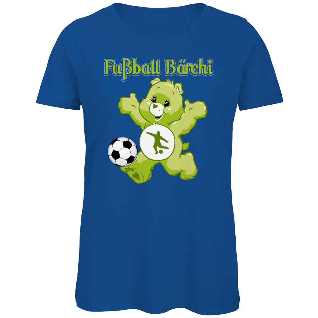 Fußball Bärchi - Glücksbärchi - Damen Premium Bio T-Shirt Royal Blue