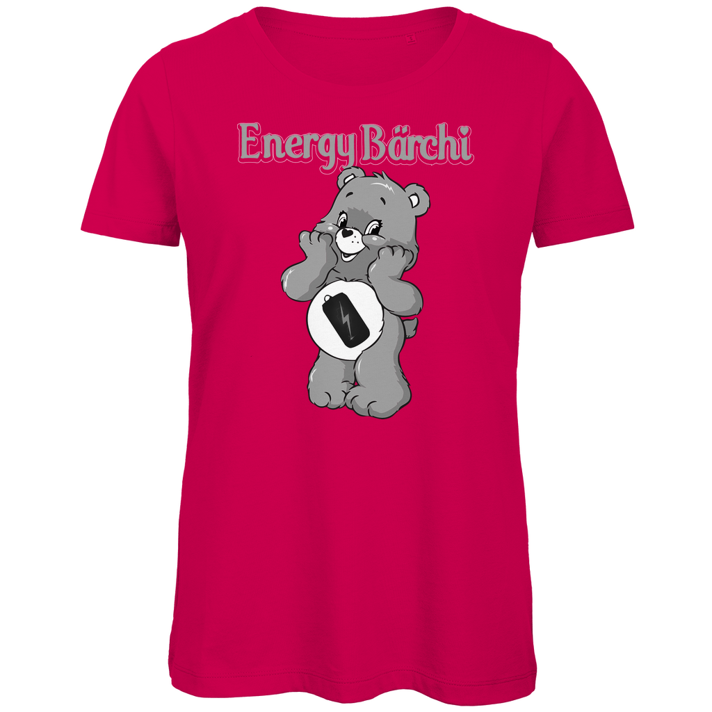 Energy Bärchi - Glücksbärchi - Damen Premium Bio T-Shirt Fuchsia