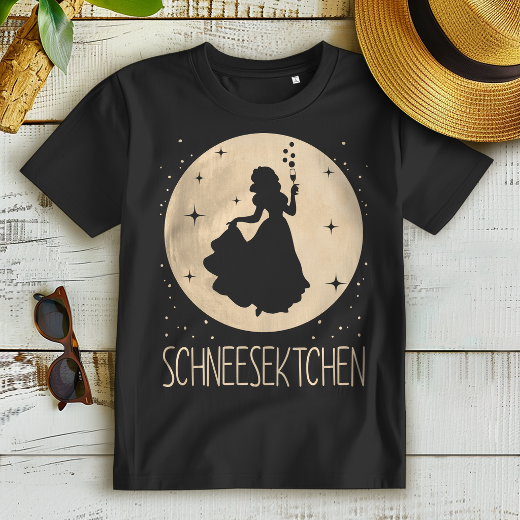 Schneesektchen Schneewittchen Mond Prinzessin - Damen Premium Bio T-Shirt