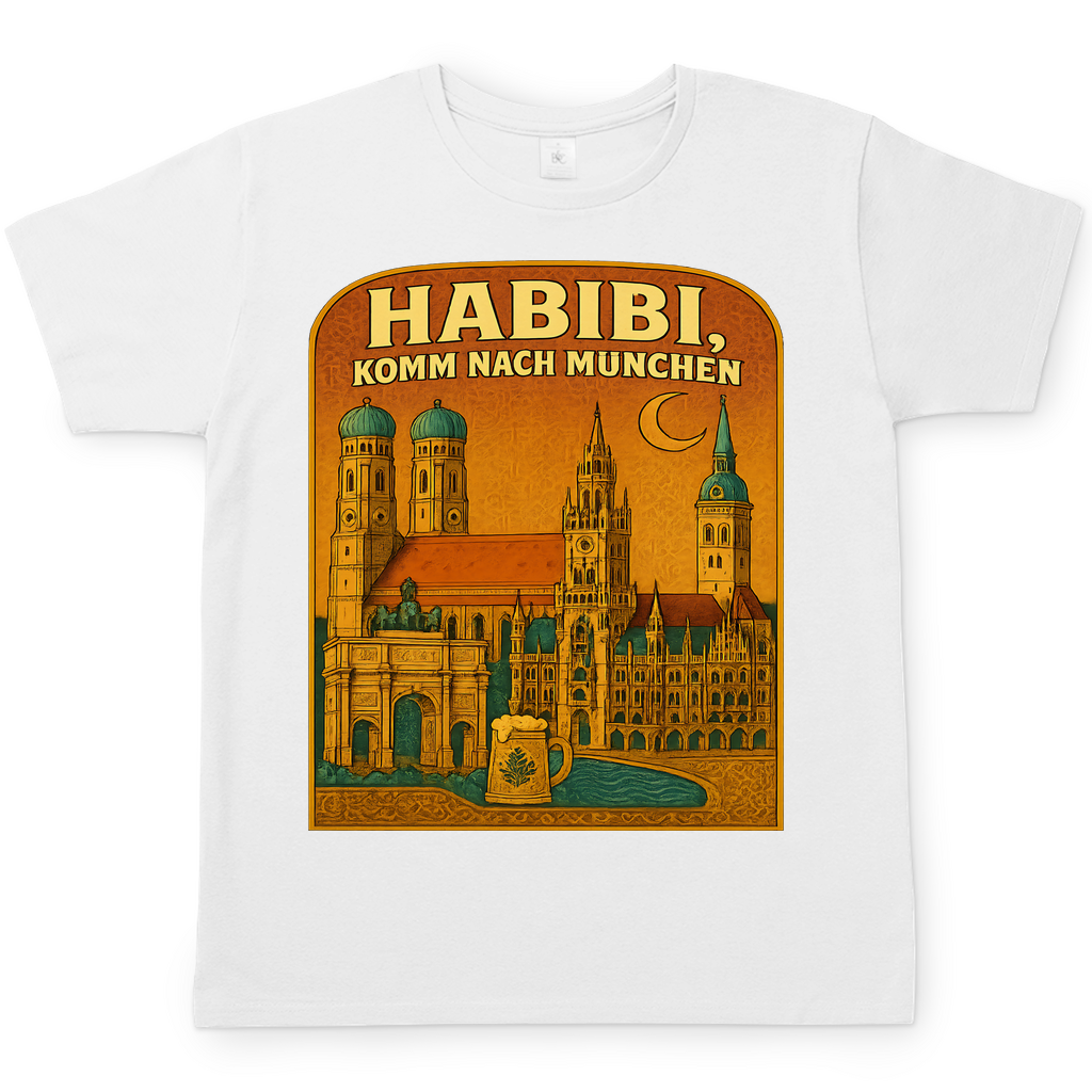Habibi komm nach München - Herren T-Shirt White