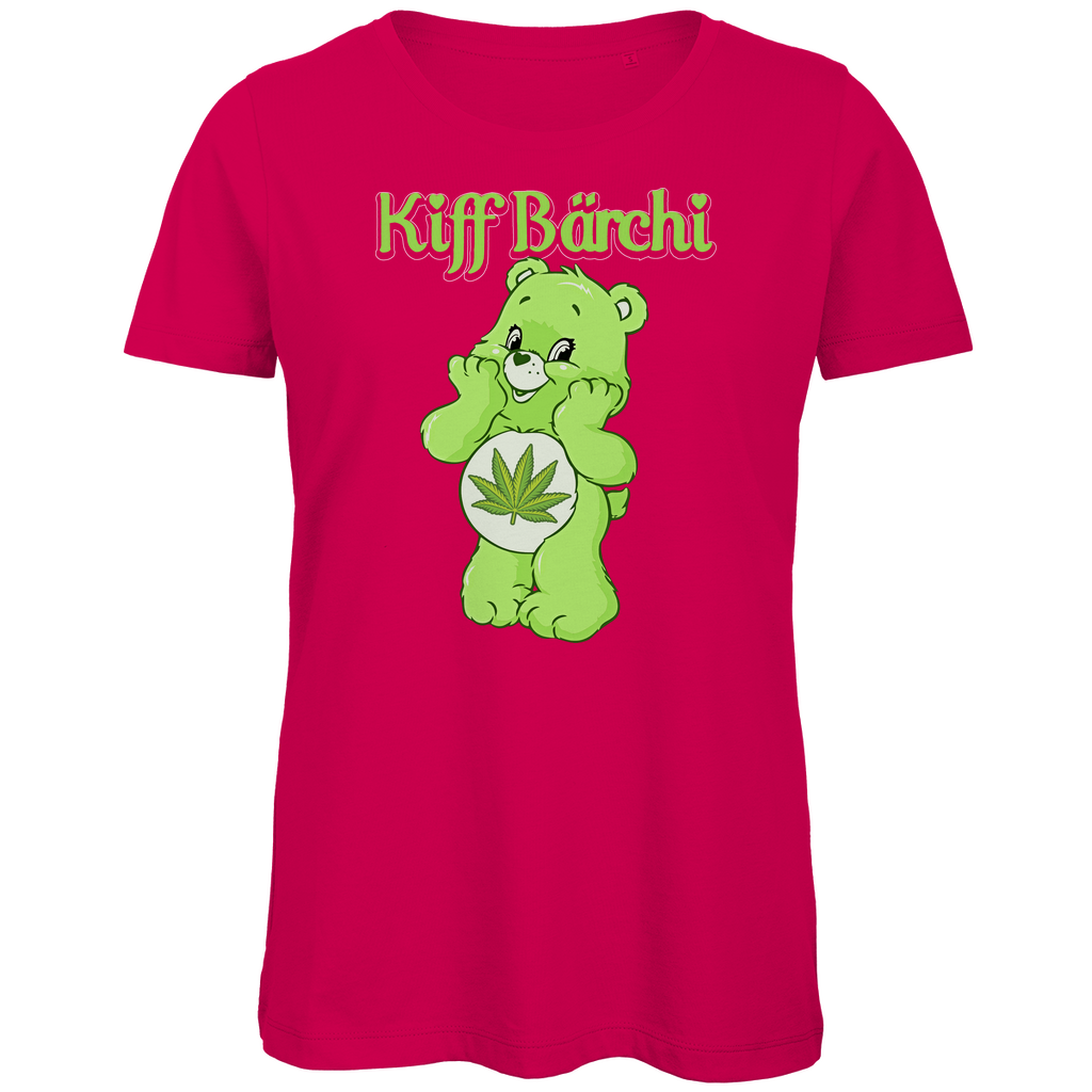 Kiff Bärchi - Glücksbärchi - Damen Premium Bio T-Shirt Fuchsia