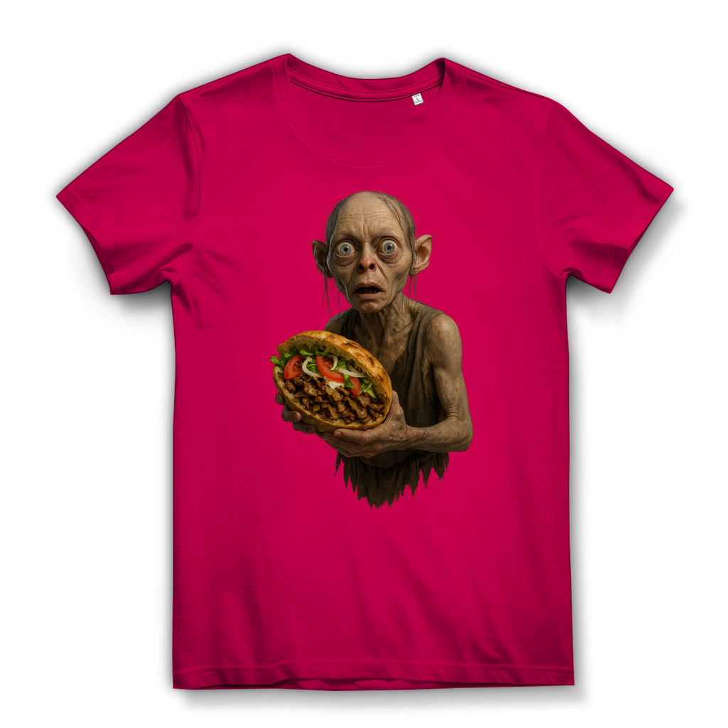 Döner mein Schatz Gollum LOTR - Damen Premium Bio T-Shirt Fuchsia