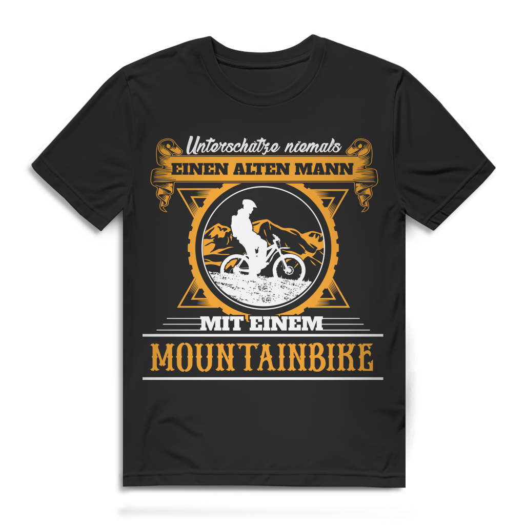 Opa Mountainbike Shirt Herren MTB Veteran Geschenk 60+ – Vivalabavaria