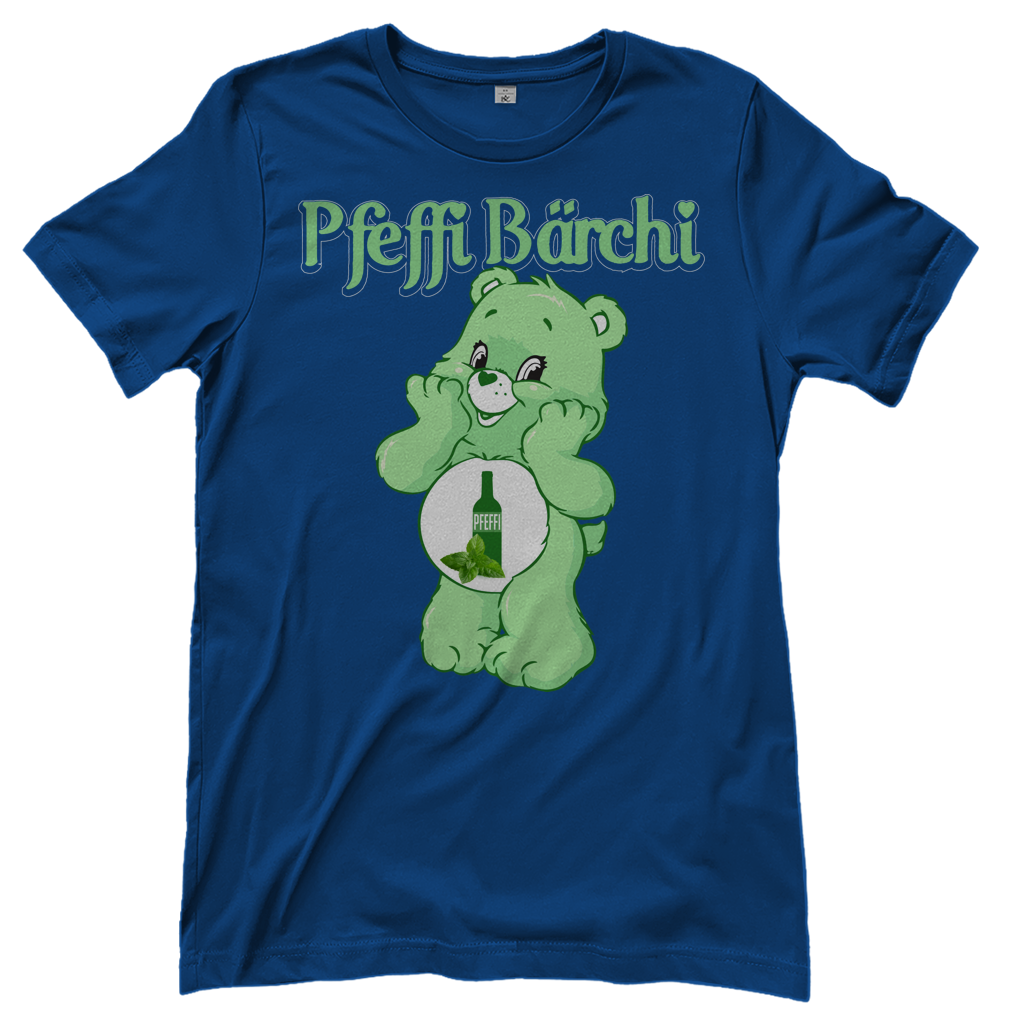 Pfeffi Bärchi - Glücksbärchi - Damenshirt Royal Blue