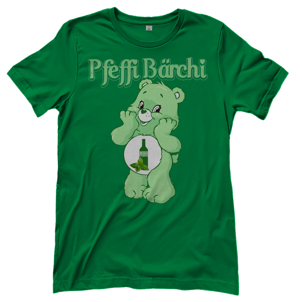 Pfeffi Bärchi - Glücksbärchi - Damenshirt Kelly Green