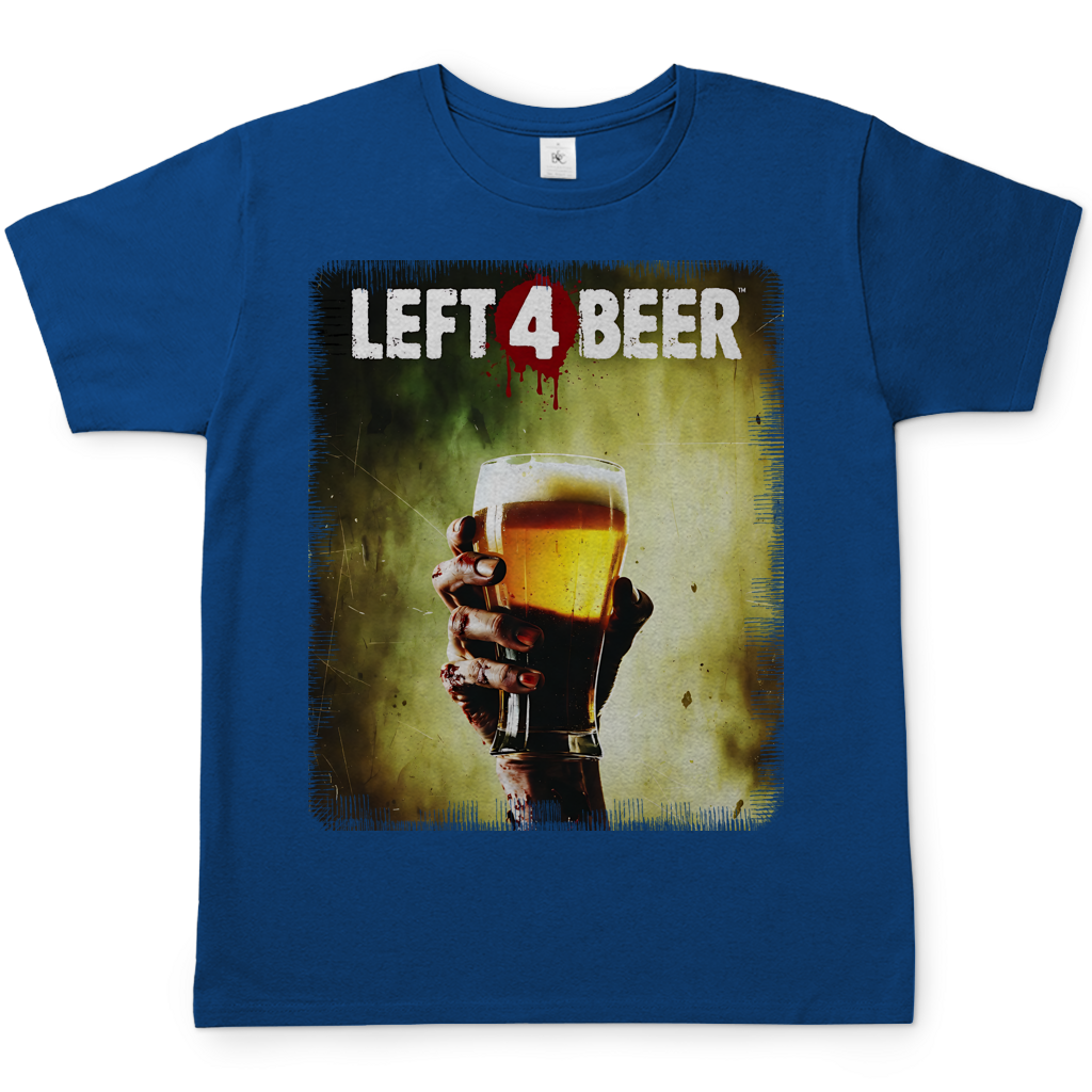 Left 4 Beer Left 4 Dead - Herren T-Shirt Royal Blue