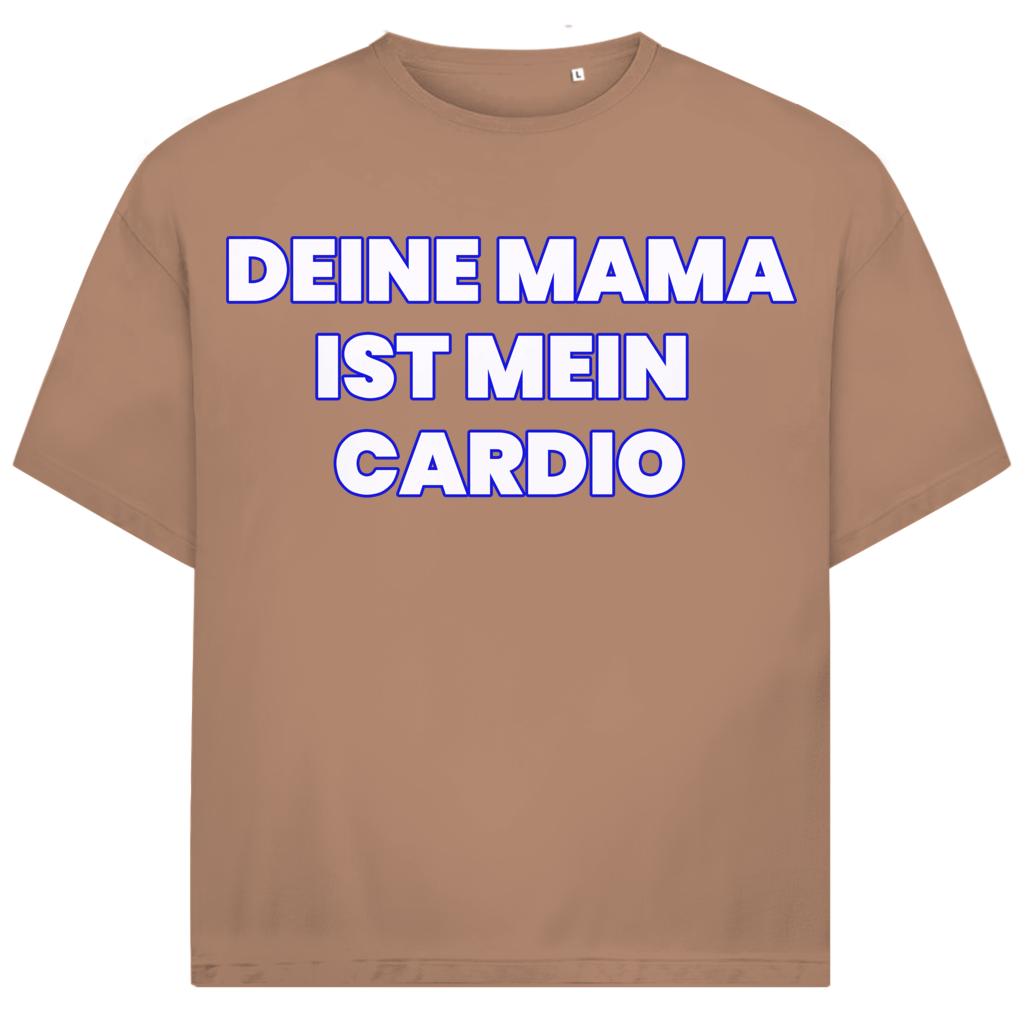 Deine Mama ist mein Cardio - Jack and Jones Oversize T-Shirt
