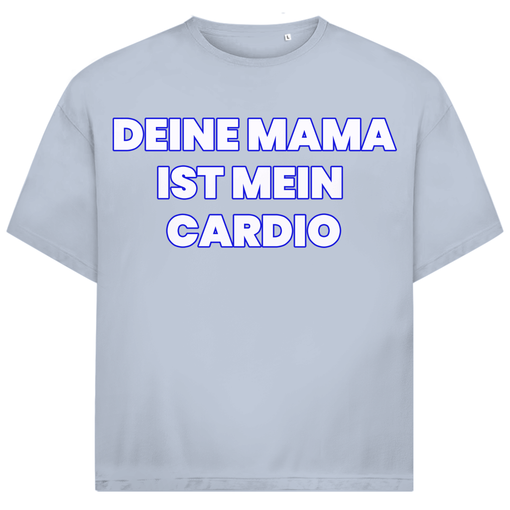 Deine Mama ist mein Cardio - Jack and Jones Oversize T-Shirt