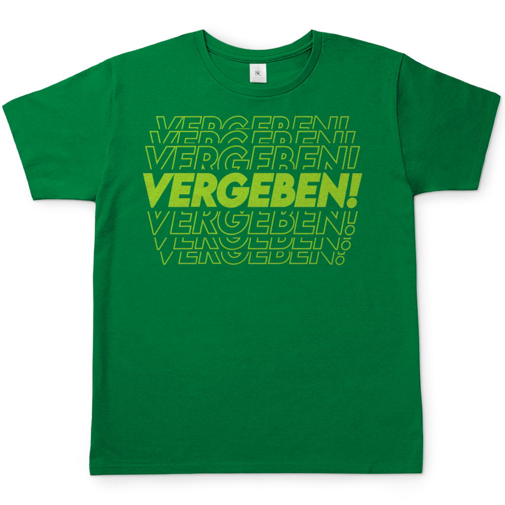 VERGEBEN! - Herren T-Shirt Kelly Green