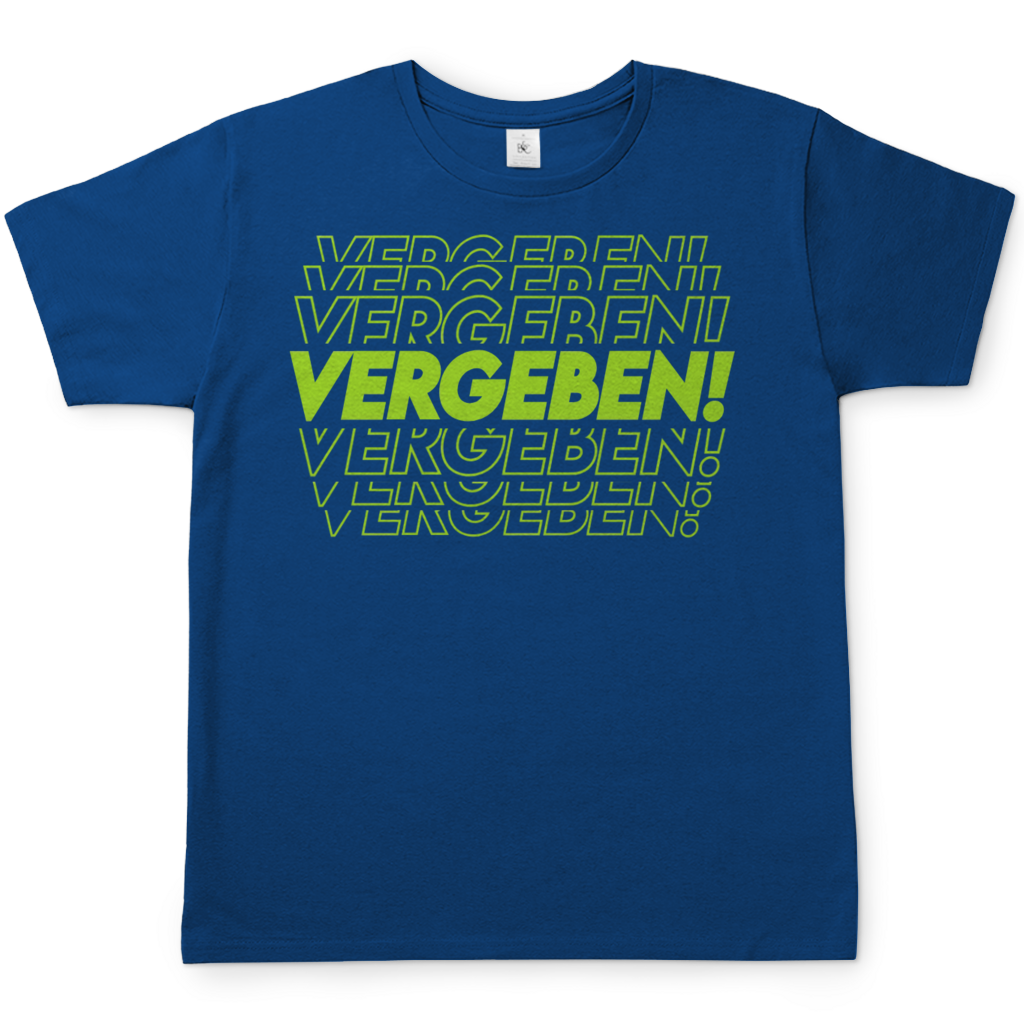 VERGEBEN! - Herren T-Shirt Royal Blue