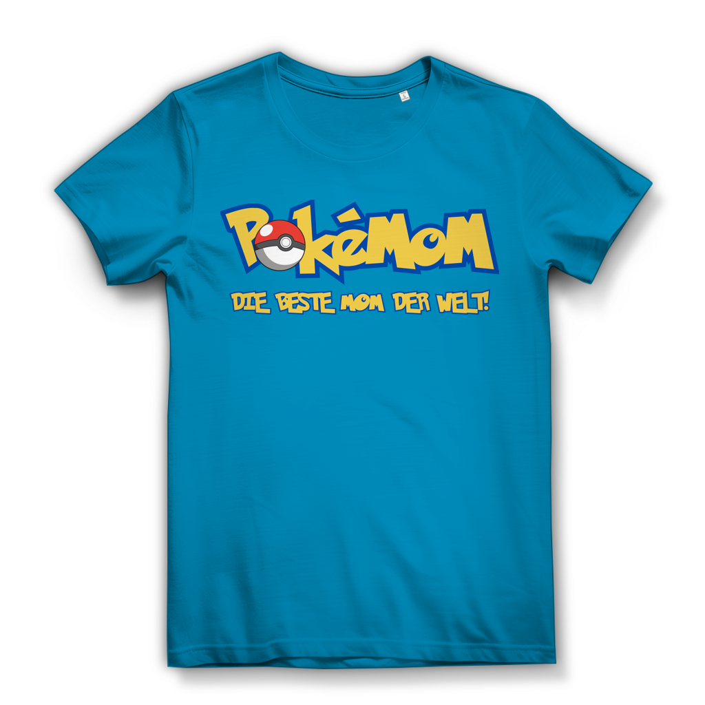 Pokemom die beste Mom der Welt! - Damen Premium Bio T-Shirt Atoll