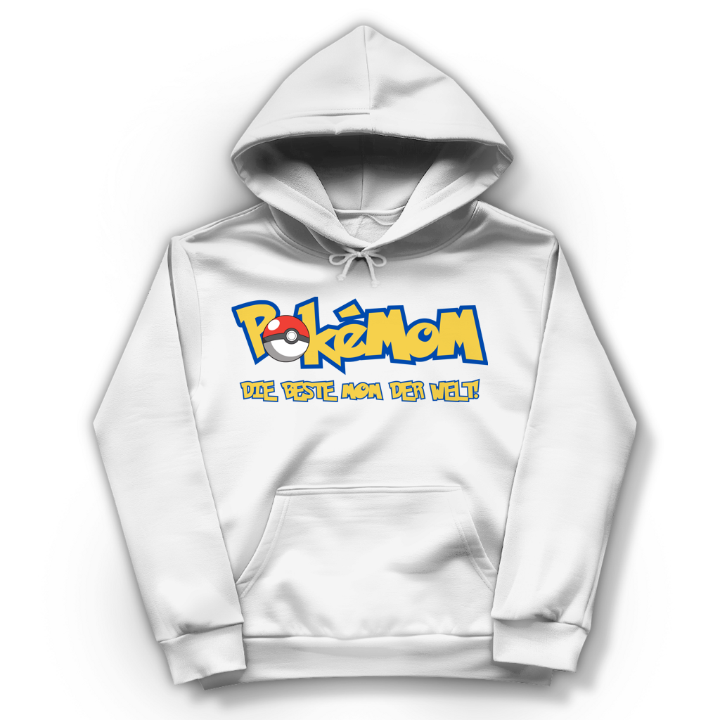 Pokemom die beste Mom der Welt! - Damen Hoodie Arctic White