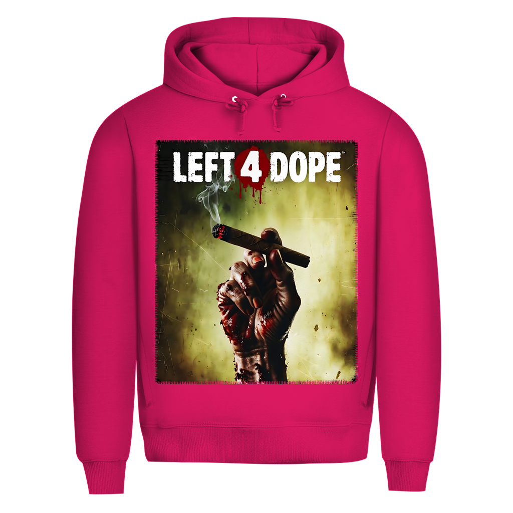 Left 4 Dope Left 4 Dead Zombie Joint Weed - Herren Premium Bio Hoodie Magenta Pink